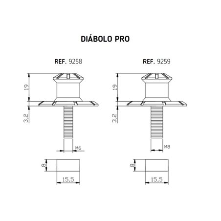 HONDA XL600V TRANSALP 87' - 93' DIÁBOLO PRO M8 HONDA XL600V TRANSALP 87' - 93' DIÁBOLO PRO M8
